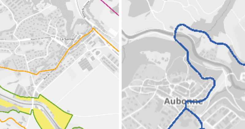 PAC Venoge, données routières, surface d&rsquo;assolement